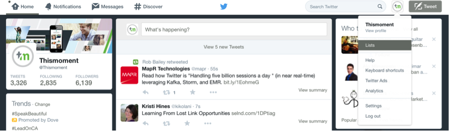 twitter lists to improve content marketing